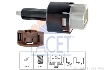 FACET 7.1177 Fren Pedal Musuru L200 2,5 2006> L200 2,4 2015> Lancer 2008> 4007-C-Crosser 