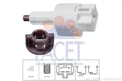 FACET 7.1212 Fren Stop Musuru C1-107 1.0 05-14 Avensıs 01-09 