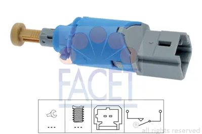 FACET 7.1224 Fren Pedal Musuru Megane Iı Clıo Iıı Kangoo Laguna I Iı Master Iıı 