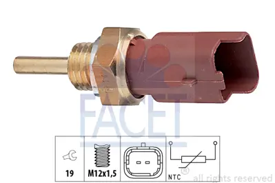 FACET 7.3326 Hararet Musuru Bravo Doblo Idea Palıo Punto Panda Stılo Agıla Astra Combo Corsa Merıva Vectra 