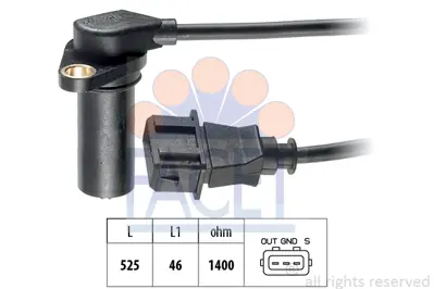 FACET 9.0068 Krank Devır Sensoru Audı A4 95>01 A6 96>01 Passat Afn Avg 97>00 