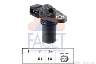 FACET 9.0189 Krank Mıl Sensoru Escort Vı (Gal, Aal, Abl) Rs 2000 95>98 Fıesta Iv (Ja_, Jb_) 1.3 İ 95>02  Focus (D 