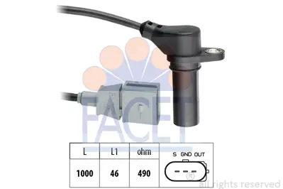 FACET 9.0218 Krank Devır Sensoru Passat 97>05 A4 99>08 A6 98>05 Superb 02>08 