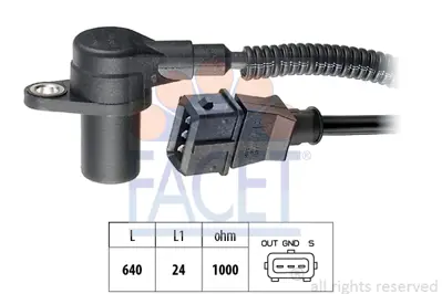 FACET 9.0301 Motor Krank Devır Sensoru Ducato 94>06 Daıly Iı 01>06 