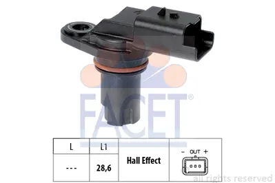 FACET 9.0551 M9r Eksantrık Mıl Sensoru Master Iıı Movano 2.3dcı Trafıc Iı Laguna Iı Iıı Megane Iı Iıı Latıtude 2 