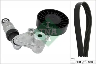 INA 529020010 Alternator Gergı Rulmanı Ve Kayısı Komple X20dtl Dth Dtr Y20dth Vectra B Astra G Omega B 
