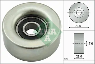 INA 532078310 Alternator Gergı Rulmanı Mazda 2 3 1.3 1.3mzr 1.5 1.6 04 15 