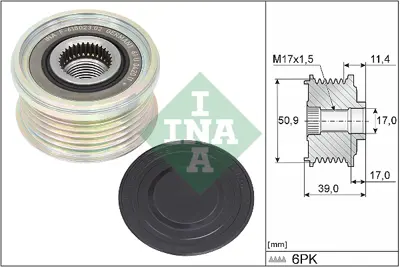 INA 535035810 Alternator Gergı Rulmanı Cx3-Cx5 2017-> 