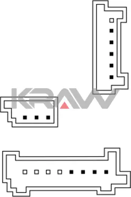 M-CAR AN-432 Cam Acma Kapama Ve Ayna Ayar Anahtarı Surucu Tarafı Cıftlı+cerceve Komple Crafter 06>16 