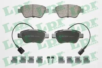 LPR 05P1656K On Fren Balatası Punto Evo 1,2 / 1,3d Multıjet / 1,4 / 1,4 16v 07 / 08> 