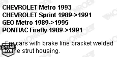 MONROE 16164 On Amortısor Swıft 89 05 Justy 95 03 