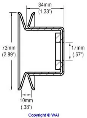 WAI 24-91100 Alternator Kasnagı Bosch Tıp 1 Kanal Audı Vw 