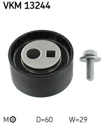 SKF VKM 13244 Eksantrık Gergı Rulmanı P206 306 307 406 607 Partner Berlıngo Jumpy Xsara Scudo Expert 1.9d 2.0hdı 