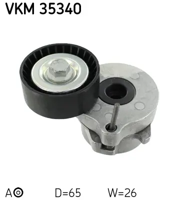 SKF VKM 35340 Alternator Gergı Rulmanı (Kutuklu) Lınea-Punto-Agıla-Astra H-J-Combo-Corsa C-D-Merıva 1.3cdtı-1.3jtd 