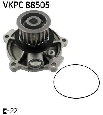 SKF VKPC 88505 Devırdaım Chrysler Voyager Iv 2.5 2.8 Crd 00>08 