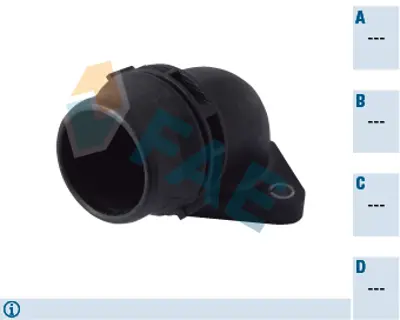 FAE 54359 Blok Su Borusu Ucgen (Flans) M43 E36 E46 11531743329 1743329