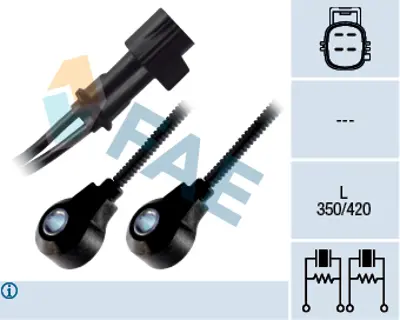 FAE 60212 Vuruntu Sensoru Focus Iı 2.5 04>11 Volvo C30 (533) T5 06>12 C70 Iı (542) T5 06>11 S40 Iı (544) T5 07 1371593 6M5G12A699AA 8653171