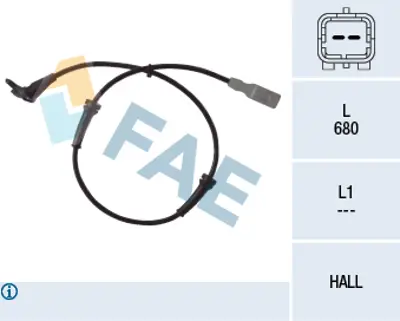 FAE 78036 Abs Sensoru On Sag / Sol P307 1,4 / 1,6 16v / 1,4hdı / 2,0hdı 00> 4545C1 4545F5 4545K3 96353847 9635384780 9652310580 9659058280 96653867 9665386780 9811802580