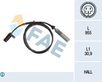FAE 78139 Abs Sensoru Arka Bmw E81 E87 E88 E90 E92 E93 34526762466 6762466 34526762476 34526785022 34526870077 6762465 6762476 6785022 34526756375 6870077