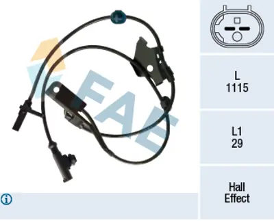 FAE 78390 Abs Sensoru On Sol Aurıs Avensıs Corolla Verso 07> 8954302061 8954302060 8954302120 8954312090