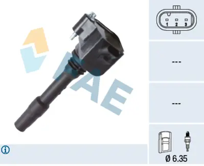 FAE 80384 Atesleme Bobını Bmw B38 B46 B48 B58 F20 F30 G20 G30 G11 F40 F45 F22 F34 F32 F36 G15 F48 F39 G01 G02  12137619385 12138643360 12138647463 12138678438 7619385 864746301 761938505 12138615991 8615991 8678438