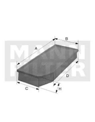 BEHR MAHLE LX3320 Hava Fıltresı Bmw F20 F30 F21 F22 F23 Lcı B48 13718605164 8605164 LX3320