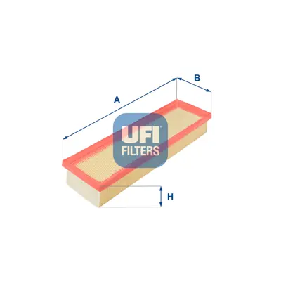 UFI 30.185.00 Hava Fıltresı P207 Parner Iı Berlıngo Iı C3 Iıı C3 Plurıel C Tu3a Tu3jp 1.4 8v) / P301 C Elysee Ec5 