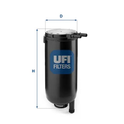 UFI 31.071.00 Yakıt (Mazot) Fıltresı (Kutu) Daıly Iv 2,3 3,0 06>14 Fuso Canter Tfa 3,0 12> 146ps 175ps 05> Temsa P 