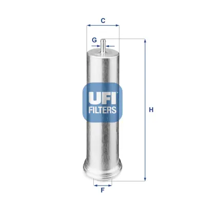 UFI 31.851.00 Yakıt Fıltresı Bmw E81 E82 E87 E88 E90 E46 E60 F10 F06 F07 E65 F01 E83 E70 F15 F16 E70 E71 F15 F16 M 