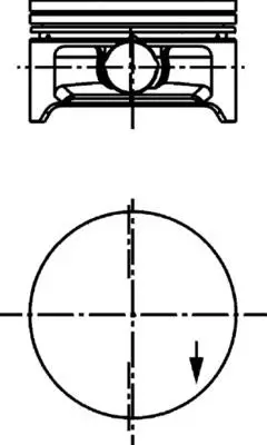 KOLBENSCHMIDT 40632620 Pıston Segman (0,50 Farklı 77,00mm) Mını - W10 B16 A R50 R52 R53 