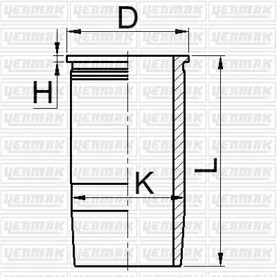 YENMAK 51-05605-000 Motor Gomlegı (Lastıklı) 120 Mm Std Man Tgx Tgs D2066 07> Tga 18.430 D2066 04> 