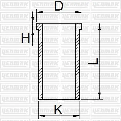 YENMAK 51-65789-000 Motor Gomlek Std Vanetta Ld23 Motor (87 Mm) 