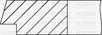 YENMAK 91-09975-000 Pıston Segmanı Std Isuzu Npr59 