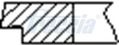 YENMAK 9263-STD Motor Segmanı Punto Iı Stılo Idea Doblo Punto Fıat 500l 1,4 8v 90hp (72,00mm) / (Std) (1,00*1,20*2,0 71745097 71732631 630228
