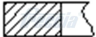 YENMAK 9263-STD Motor Segmanı Punto Iı Stılo Idea Doblo Punto Fıat 500l 1,4 8v 90hp (72,00mm) / (Std) (1,00*1,20*2,0 71745097 71732631 630228