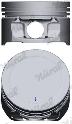 BEHR MAHLE 0400400 Motor Pıston Segman P307 P206 Partner Iı Berlıngo Iı C3 C4 Tu5jp4 (1,6 16v) 78,50mm (Std) 628N0