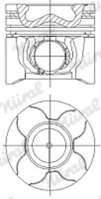 YENMAK 4112-STD Motor Pıston Segman (73,70mm) / (Std) C3 Dv4ted4 (1,4hdı 16v) 628N8