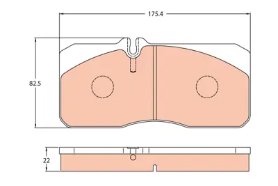 TRW GDB5059 On Fren Balata Man L2000 93> 