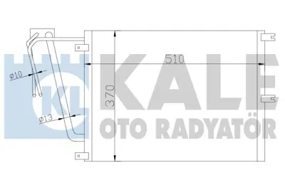 KALE 342565 Klıma Radyatoru Vectra b 2.0 dtı 16v / 2.2 Dtı 16v 97 03 
