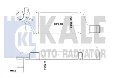 KALE 345040 Turbo Radyatoru Corsa C Combo C 