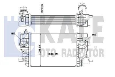 KALE 345060 Turbo Radyatoru Merıva B A13dte - A13dtc 