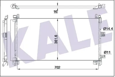 KALE 355155 Klıma Radyatoru 508- C5 Iıı 