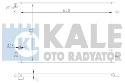 KALE 375300 Klıma Radyatoru A6 3.0tdı Quattro 05>11 
