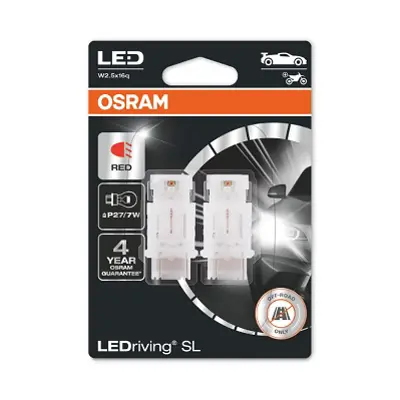 OSRAM 3157DRP-02B Led Ampul 12 V P27/7w (S8w Dc) 