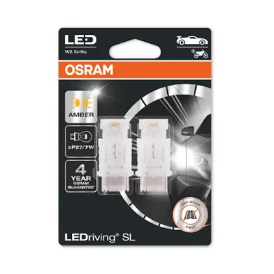 OSRAM 3157DYP-02B Led Ampul 12 V P27/7w (S8w Dc) 