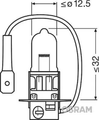 OSRAM 64156 24v Standart H3 Ampul 70w 