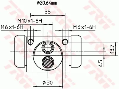 TRW BWF318 Arka Fren Sılındırı Transıt connect 1,8tdcı 02>13 Focus ıı 1,6tdcı / 2,0 16v / 1,6tı 16v / 2,0tdcı 0 