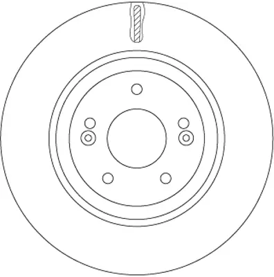 TRW DF7592 On Fren Dısk (Aynası) Ix35 2012> I40 2011> Kıa Ceed 2013> 17 Jant 
