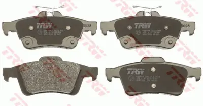 TRW GDB1938 Fren Balatası Arka Laguna 01> Latıtude 11> Vel Satıs 02> Espace 02> / Vectra C 02>08 02>08 Sıgnum 03 