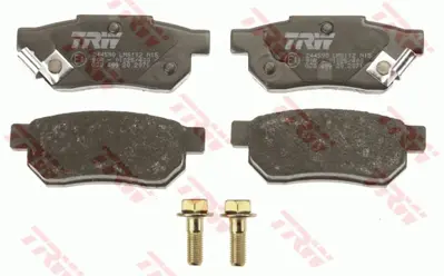 TRW GDB499 Arka Fren Balatası (Dısk Icın) Honda Cıvıc 1996-2000 Jazz Cıty 2002-2010 Crx 92-98 Integra 88-97 